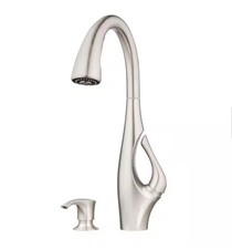 Pfister Ladera F-529-7JIGS Single Hole Kitchen Faucet - Stainless Steel