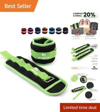 Ankle Weights for Women, Men and Kids - 1/2/3/4/6/8/10/12/15/20 LBS 1 Pair St...