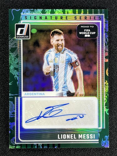 2025-26 Donruss World Cup Lionel Messi Dragon Scale Signature Series Auto /199