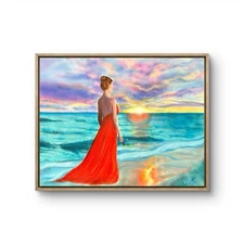 22 X 28 Original Expressionism Handmade Signed  Colorful Abstract Art