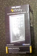 TRU-BOLT INFINITY BLUETOOTH ENABLED DEADBOLT WITH KEYPAD   MECHAN LOCK 1742006