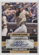 2010 Upper Deck Signature Sensations Chase Headley #SS-CH Auto