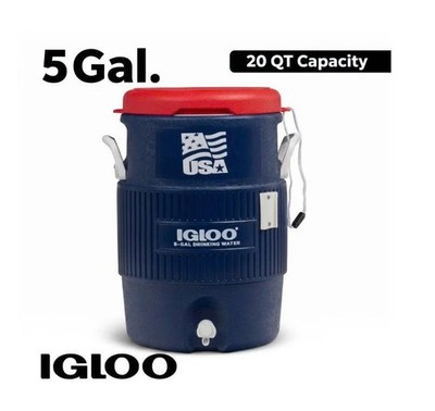 Igloo 5 Gallon Heavy-Duty beverage Jug, Red White and Blue