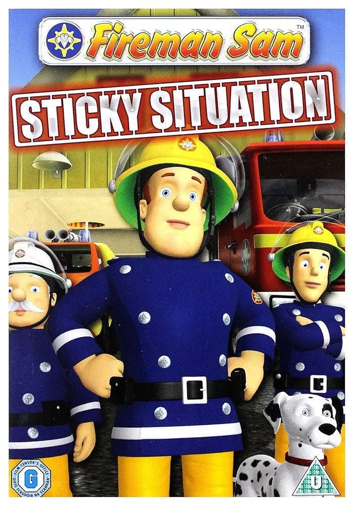 FIREMAN SAM STICKY SITUATION DVD NEW SEALED 7 EPISODES + FREE UK POST #PB
