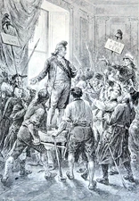 LOUIS XVL IN TUILERIES- 1894 Best Men and Famous Women Engraving Print