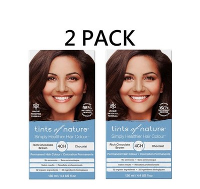 2PACK Tints Of Nature  4Ch Rich Chocolate Brown Hair Color  1 Each  4.4 Oz