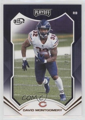 2021 Panini Playoff 3rd Down 5/35 David Montgomery #128 n0c