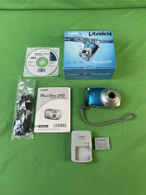 Canon PowerShot D10 12.1MP Digital Camera Waterproof 3x Zoom