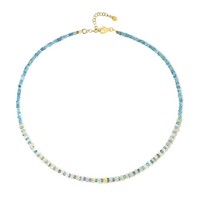 Cavill Silberhalskette 925 Sterlingsilber Vergoldet Mit Zirkon 59,12Ct
