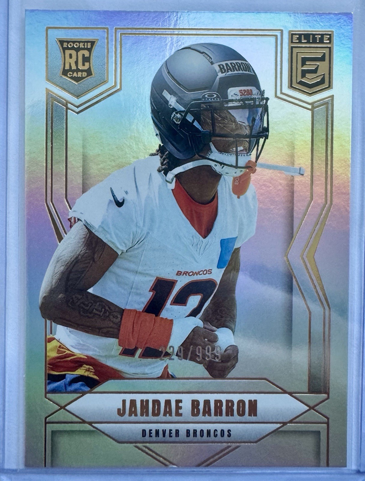 2025 Panini Donruss Elite - Rookies Jahdae Barron /999 (RC)