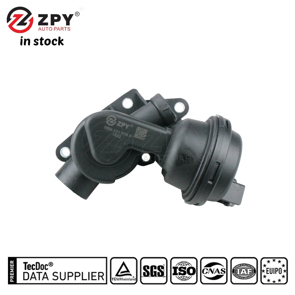 ZPY Engine Coolant Thermostat Valve For VW Audi A4 A6 Q7 3.0T 06M 121 678F - Image 4 of 4
