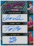 2023 Leaf Vivid Yu-Min Lin, Tommy Troy, Ivan Melendez (1/1) Auto Blue Refractor