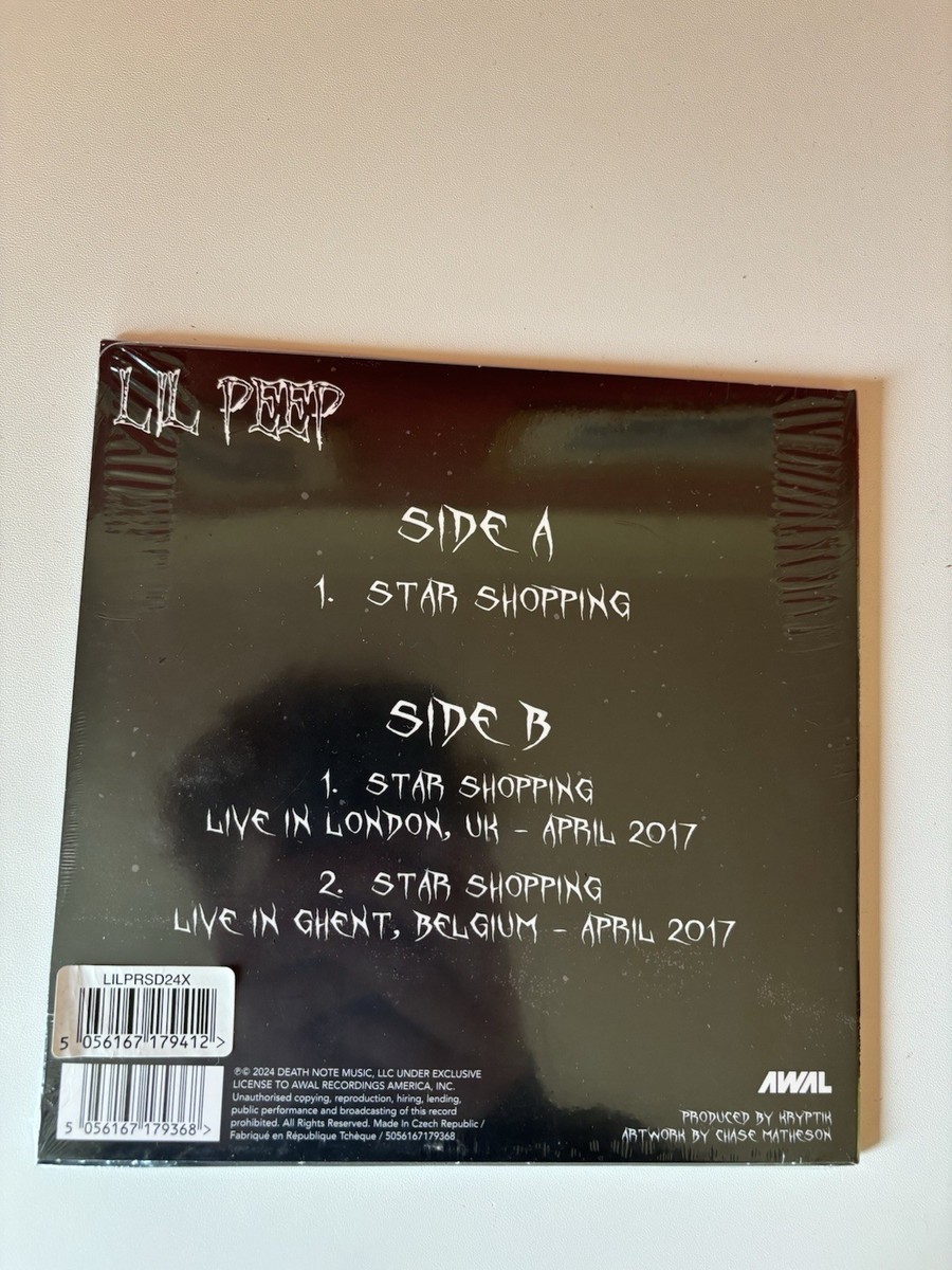 Lil Peep Star Shopping 7'' Vinyl Single RSD 2024 Record Store Day