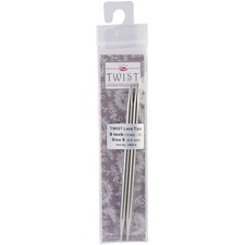 ChiaoGoo 7505CG-8 TWIST Red Lace Interchangeable Tips 5"-Size 8/5mm