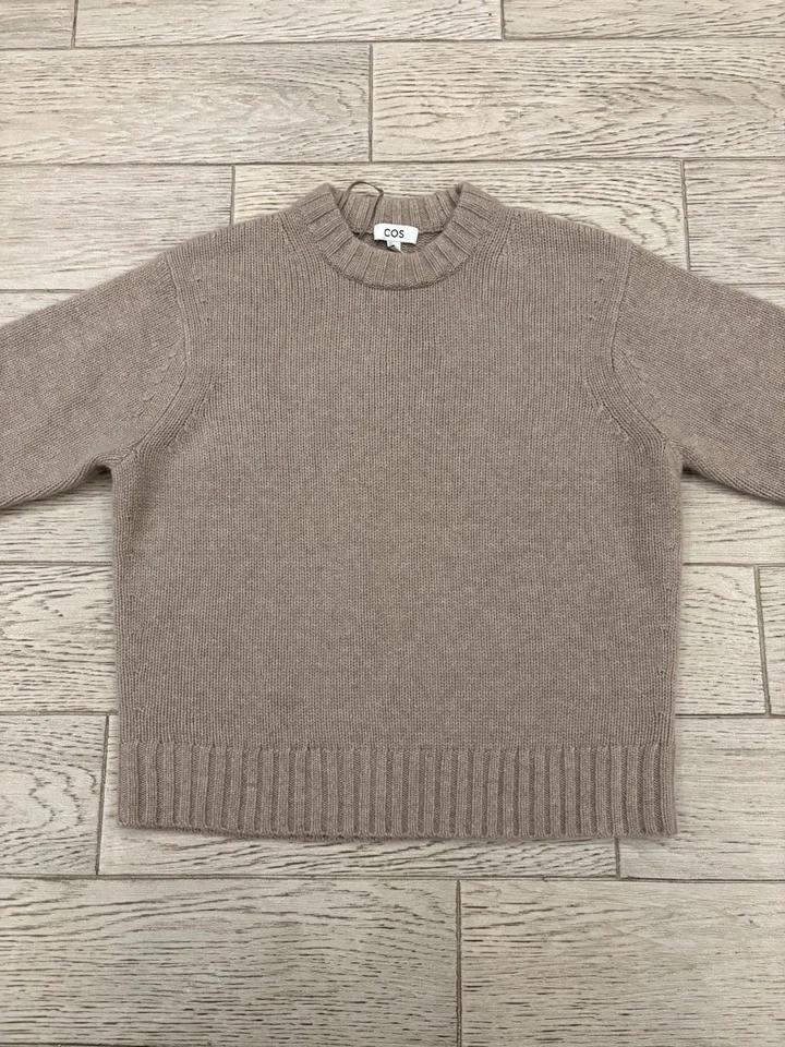 CHUNKY PURE CASHMERE CREW-NECK SWEATER MEN's SIZE SMALL - Image 2 of 3