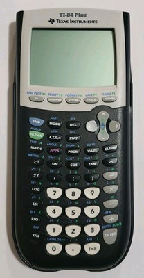 Texas Instruments TI-84 Plus Graphing School Calculator & Cover
