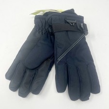 All In Motion Unisex Snow Sport Black Gloves For Kids Size 4-7