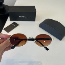 PRADA Gold Frame / Brown Gradient Lens Sunglasses 54-17-142mm