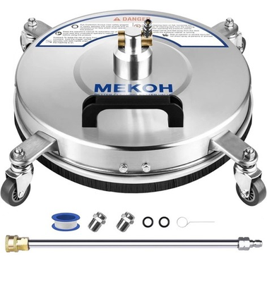 #ad MEKOH 16quot; Pressure Washer Surface Cleaner Power Washer Attachment 4500 PSI $54.95