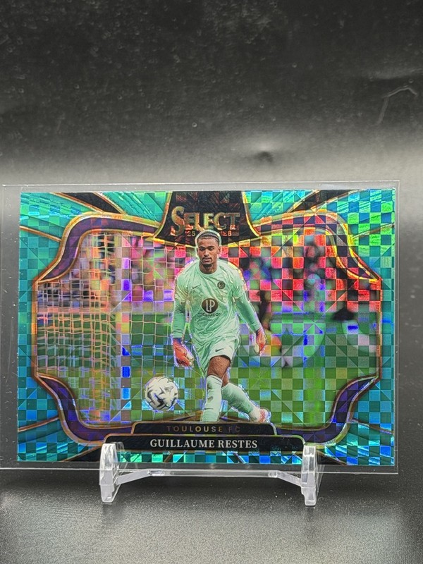 2025-26 Panini Select Ligue 1 #240 Guillaume Restes Teal Checker