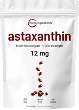 Astaxanthin 120 Softgels 12mg - Supports Eye Health and Joint Health