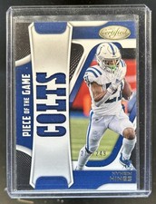2021 Panini Certified Nyheim Hines Piece of the Game Jersey #/249 Colts Patriots