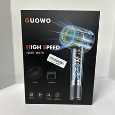 Guowo Professional Hair Dryer 1500 Watt Ionic Fast Drying Hair Blow Dryer A2E