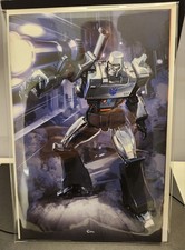 Megacon 2026 Transformers 29 Clayton Crain Megatron Virgin LTD #4/450 con certificato di autenticità