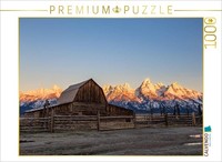 Calvendo Puzzle Mormon Row Sunrise | 1000 Pieces, Finished Size 25.2 × 18.9 In (