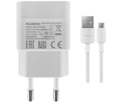 Original Huawei Ladegerät Netzteil Ladekabel Y3 Y5 Y6 II 2 Compact DualSim weiss