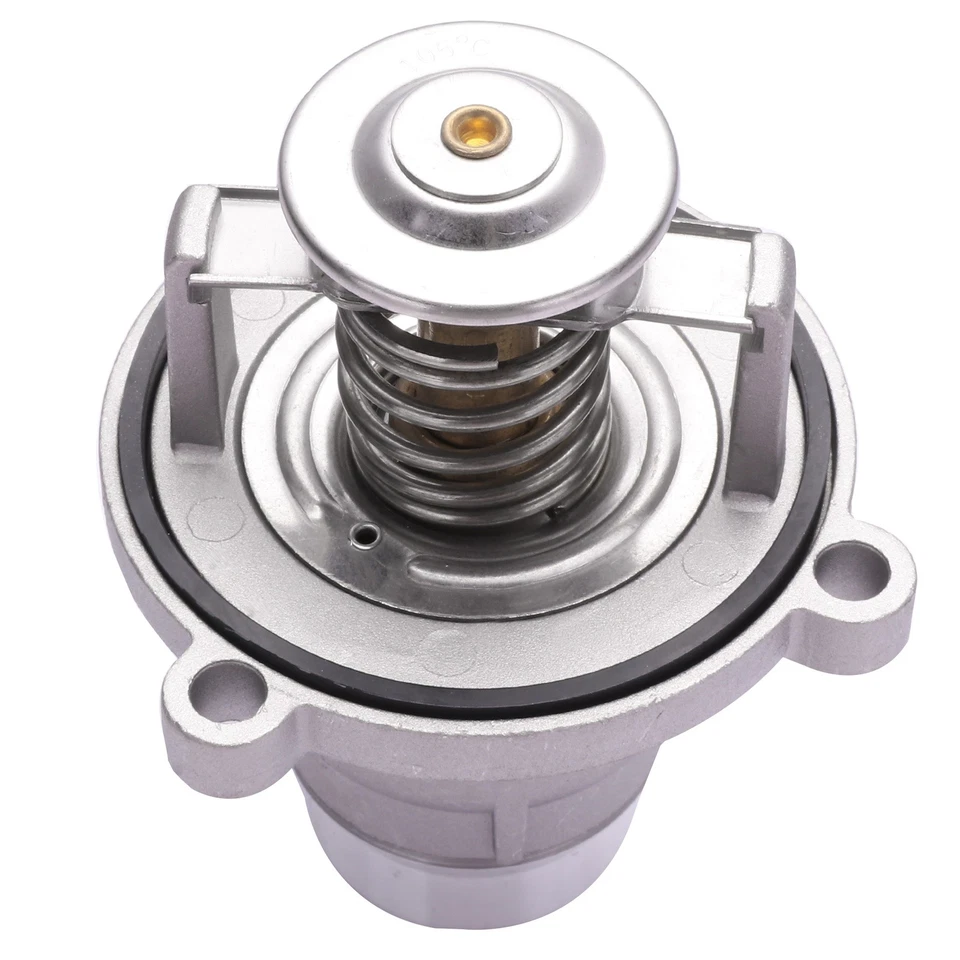 Conjunto de termostato de refrigerante de motor para BMW 545i 550i 645Ci 650i 740i 745Li 750i Foto 3 de 4