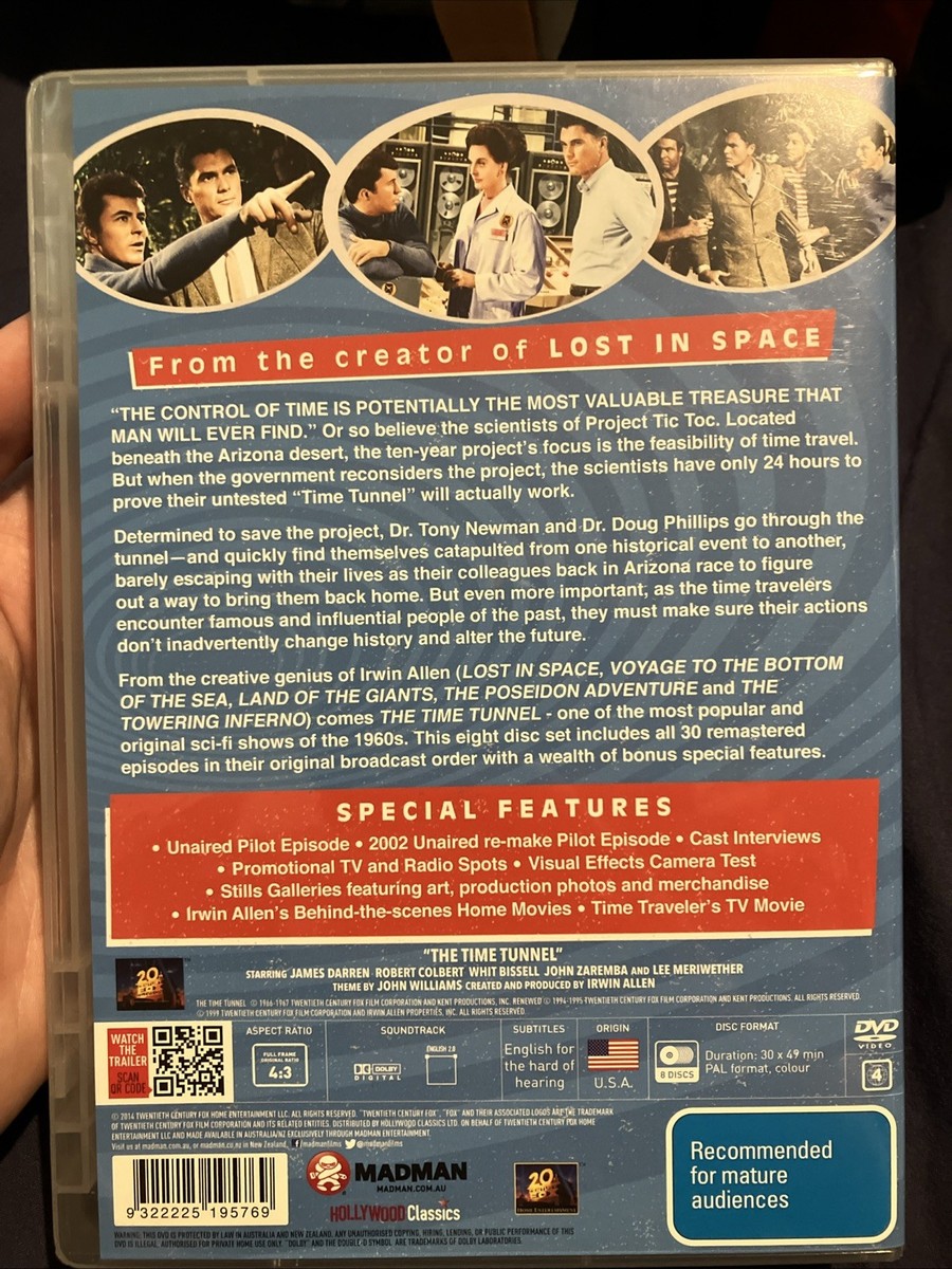 洋画・外国映画 THE TIME TUNNEL DVD COLLECTOR'S BOX Amazon.com: The Time Tunnel - Volume One : James Darren, Robert