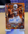 2025 Bowman Chrome University Sapphire Football Orange Anthony Hill Jr. #BCA-AHJ