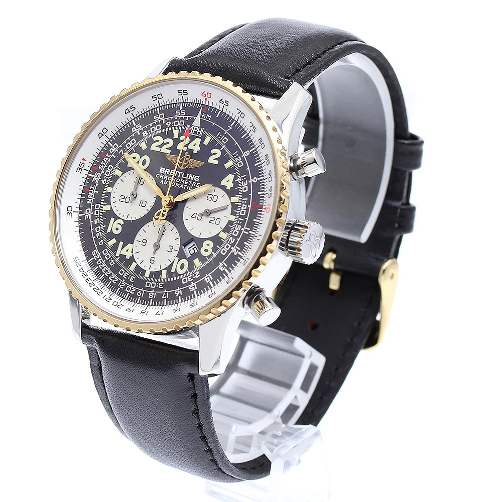 Breitling Navitimer Cosmonaute D22322 Black;Silver Chronograph