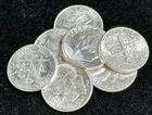 7 90% Silver BU Roosevelt Dimes Mixed Dates Lot ~ 1/2 Oz Silver