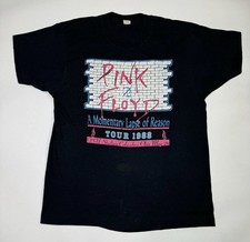 Vintage Pink Floyd A Momentary Lapse of Reason 1988 Tour Shirt Size L OSU Rare