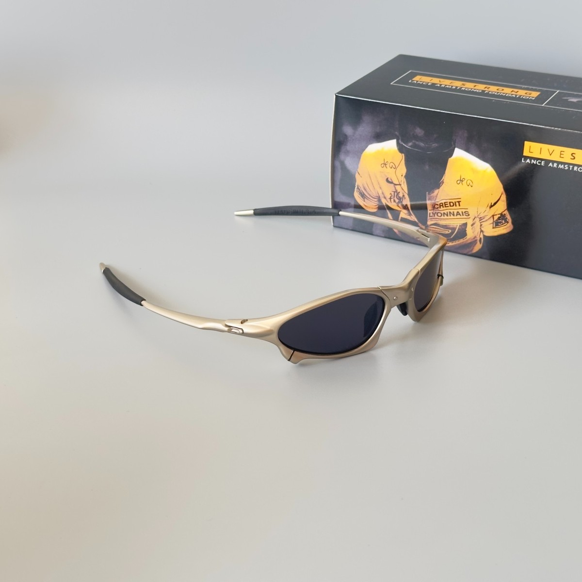 Oakley Penny & Juliet X-Mental Sunglasses Silver Frame/Black Lens