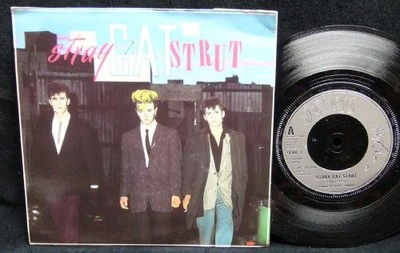 Stray Cats - Stray Cat Strut - Used Vinyl Record 7 - J5783z