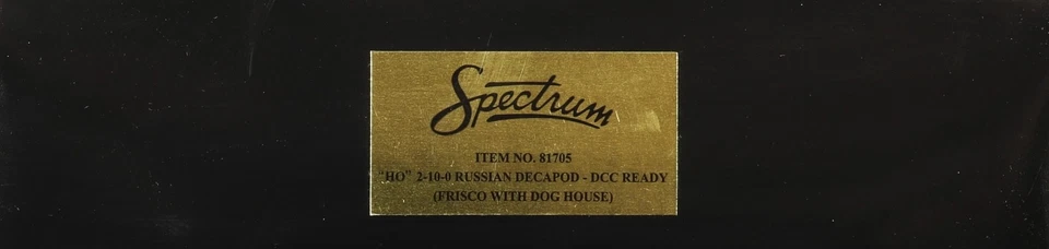 Locomotora de vapor Bachmann Spectrum 2-10-0 Russian Decápod HO # 1632 Foto 3 de 4