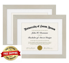 Americanflat 11x14 Diploma Frame with Shatter-Resistant Glass Set of 2