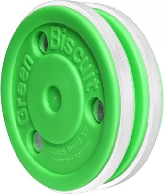 Green Biscuit Ice Hockey Training Puck - Pro