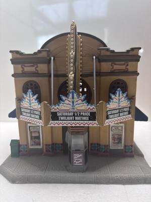Lemax Porcelain Village Bijou Theater HARVEST CROSSING 95884  RARE No Box