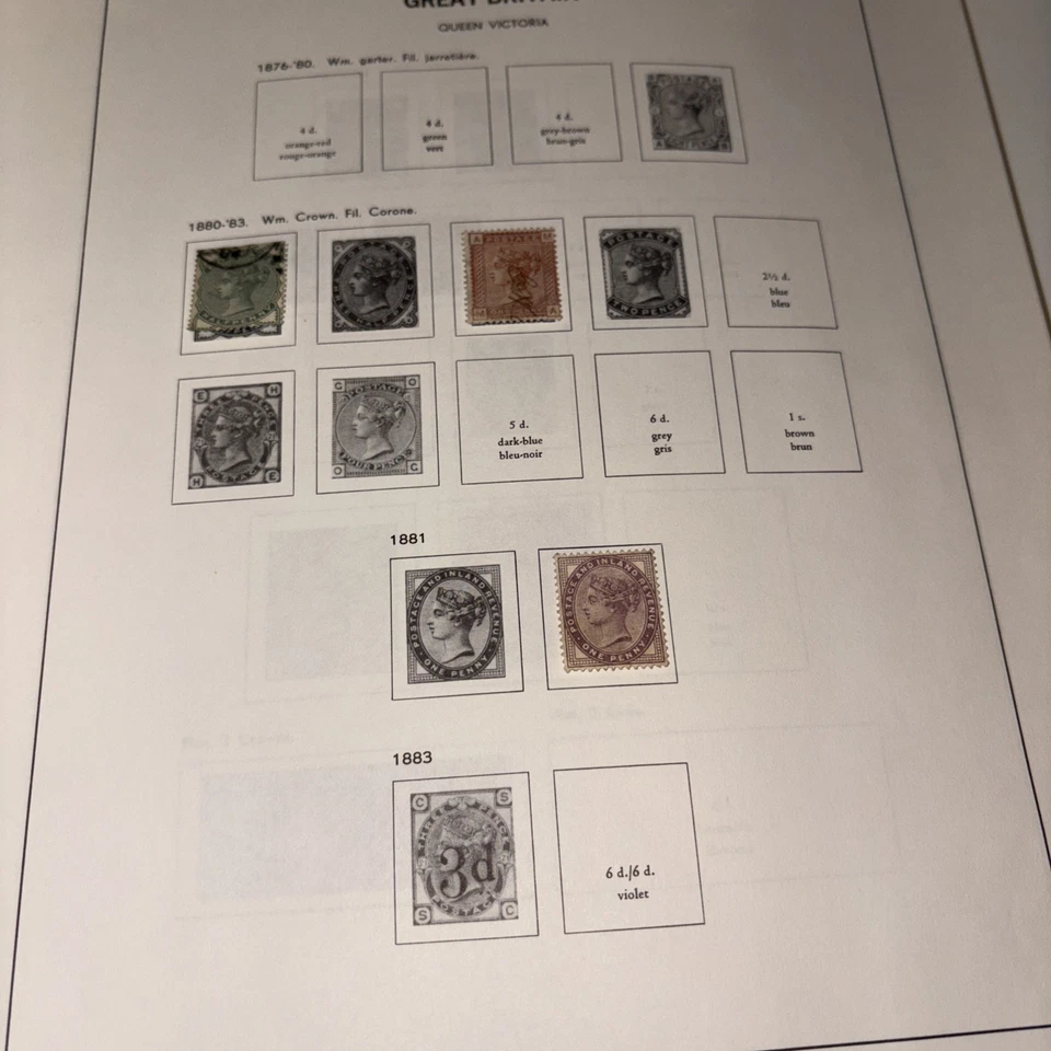 Álbum de estampillas Stanley Gibbons GB DAVO + estuche volumen 1 con muchos sellos  Foto 4 de 4