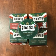5x Proraso Pre-Shave Conditioning Cream w/ Me...