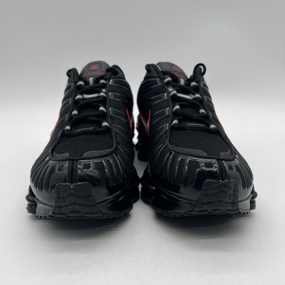 Size 8.5 - Nike Shox TL Black University Red for sale online | eBay