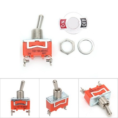 10PCS E TEN1021 AC 250V 15A Mini-Toggle-Schalter ON OFF 2 Position 2 Pin To AL