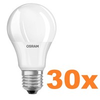 30Er Sparpack E27 Leistungsstarke Osram Value Classic A75 LED Lampen Matt 10W