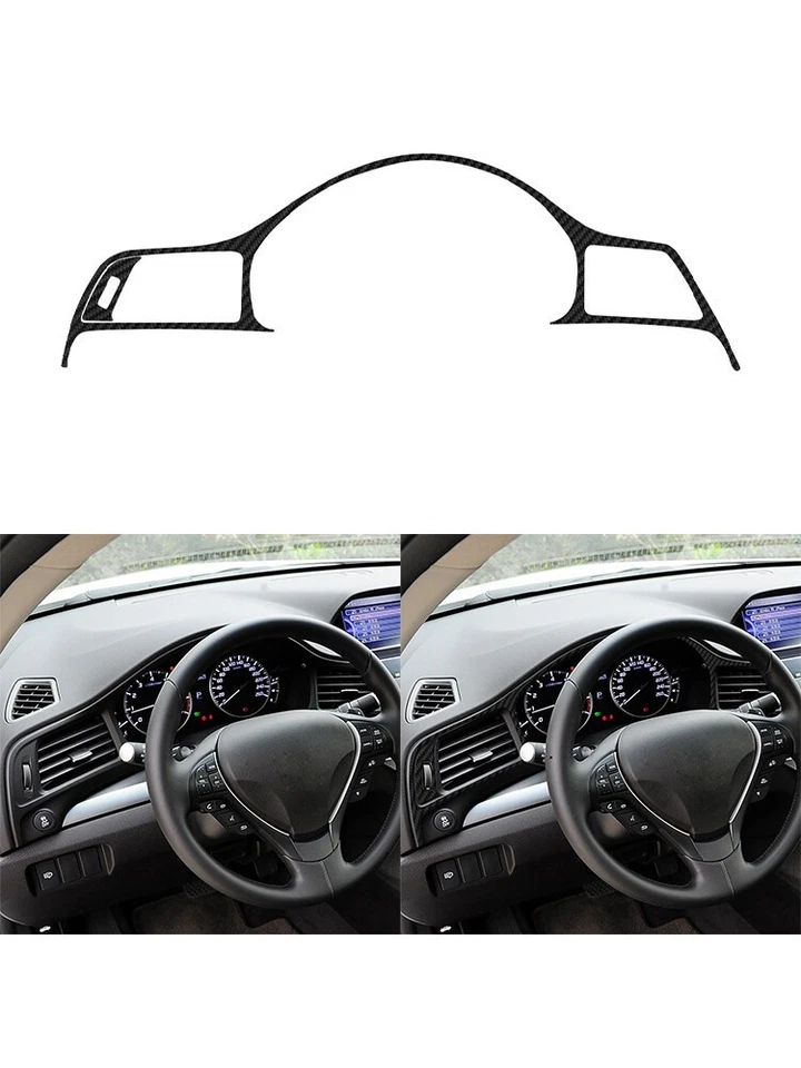 36pcs Interior Carbon Fiber Dash Trim Kit for ACURA ILX 2016-2022 w/Navigation Foto 2 de 4