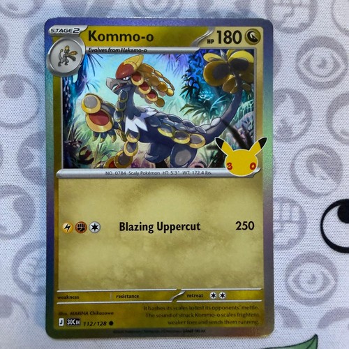 Kommo-o 112/128 Common ME: 30th Celebration Pokemon Holo Near Mint