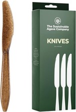 Knives, 24 Pack of Plastic Knives Made With Agave Fiber